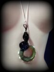 Glass Pendant - Tentacle w/Dichro Orb - Image 5