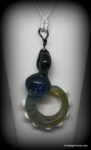 Glass Pendant - Tentacle w/Dichro Orb