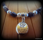 Iolite Beaded 'Be Yourself' Boho Choker