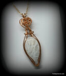 Rainbow Moonstone Necklace (a1) - Image 3