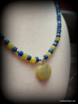 Jade Heart Beaded Choker