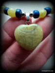 Jade Heart Beaded Choker - Image 3