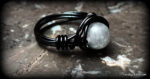 Cloud Quartz Ring / Black Copper - Image 2