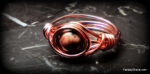 Red Leopard Jasper / Copper Ring - Image 4