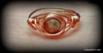 Red Leopard Jasper / Copper Ring - Image 2